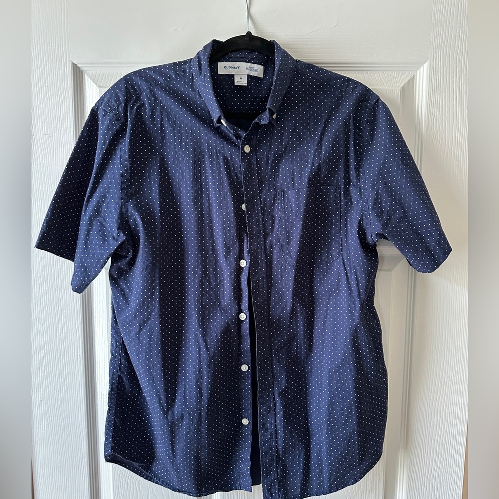 Old Navy Polka Dot Button Down